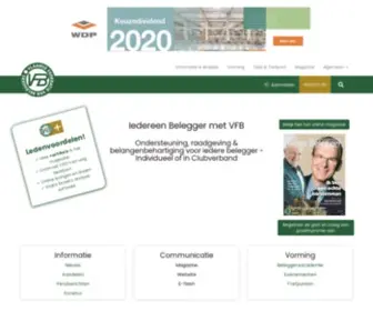 VFB.be(Vlaamse Federatie van Beleggers) Screenshot