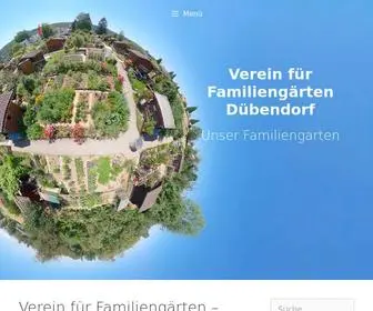 VFD.ch(Verein für Familiengärten Dübendorf) Screenshot