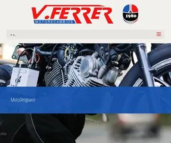 Vferrer.com(Moto Recambios VFerrer S.L) Screenshot