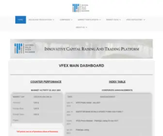 Vfex.exchange(Victoria Falls Securities Exchange) Screenshot