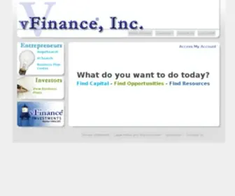 Vfinance.com(Directory of venture capital firms) Screenshot