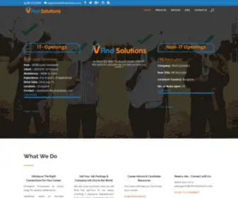 Vfindsolutions.com(IT & Non) Screenshot