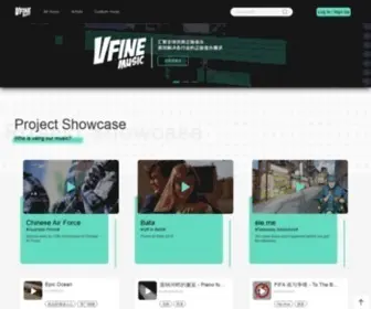 Vfinemusic.com(版权音乐) Screenshot