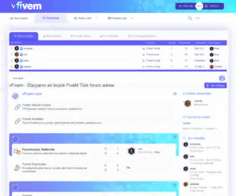 Vfivem.com(Türkiye'nin en kaliteli ve en prestijli fivem forum adresi) Screenshot