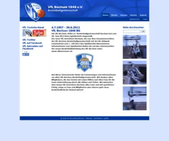 VFlbochumbg.de(VfL Bochum Basketballgemeinschaft) Screenshot