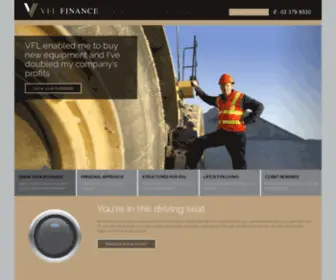 VFL.co.nz(Christchurch Vehicle or Business Equipment Finance) Screenshot