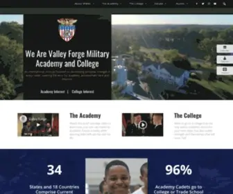 Vfmac.edu(Valley Forge Military Academy and College) Screenshot