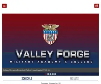 Vfmacathletics.com(Valley Forge Military Academy & College) Screenshot