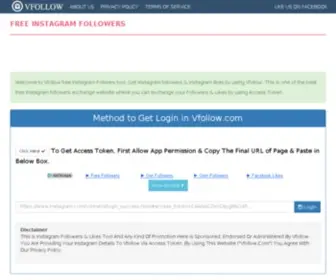 Vfollow.com(Highest Paying URL Shortener 2020) Screenshot