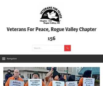 VFP156.org(Veterans For Peace) Screenshot