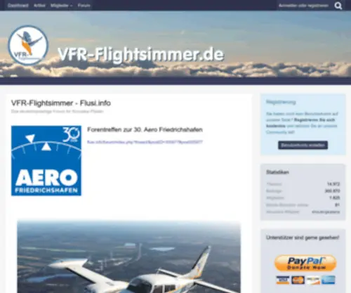 VFR-Flightsimmer.de(VFR-Flightsimmer -) Screenshot