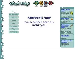 Vfridge.com(Virtual Fridge) Screenshot