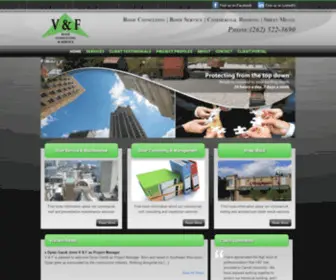 Vfroofing.com(V & F Roof Consulting & Service) Screenshot