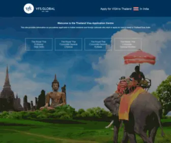 VFS-Thailand.co.in(Vfsglobal) Screenshot