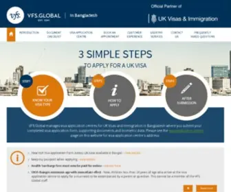 VFS-UK-BD.com(UK Visa Information) Screenshot