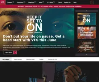 VFS.com(Vancouver Film School) Screenshot
