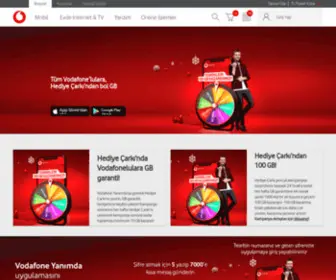 Vfselfservis.com(Vodafone) Screenshot