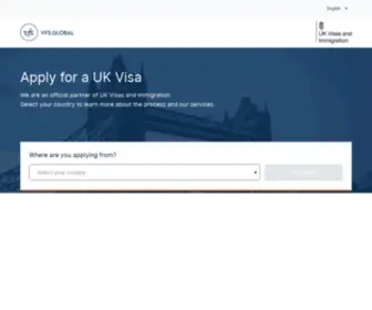 VFSGlobal.co.uk(vfsglobal) Screenshot