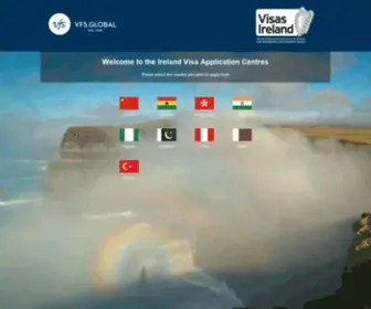 VFSglobalirelandvisa.com(Ireland Visa Information) Screenshot