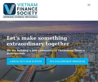 Vfsociety.org(Vietnam Finance Society) Screenshot