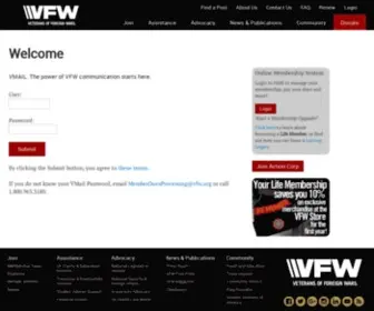 VFW.com(VFW VMail) Screenshot