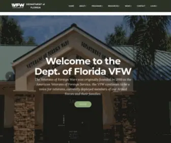 VFWFL.org(Department of Florida Veterans of Foreign Wars) Screenshot