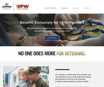 Vfwinsurance.com(Insurance Solutions for VFW Members) Screenshot