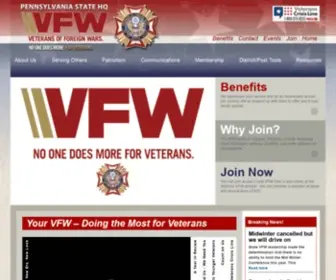 VFwpahq.org(VFW Department of Pennsylvania) Screenshot