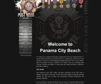 VFwpost10555.com(The Emerald Coast VFW Postis located in Panama City Beach) Screenshot