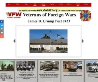 VFwpost2423.com(VFwpost 2423) Screenshot