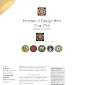 VFwpost4760.com(VFW POSTHome) Screenshot