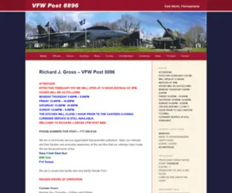 VFwpost8896.org(VFW Post 8896) Screenshot