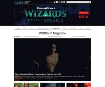 VFxworld.com(VFXWorld Magazine) Screenshot