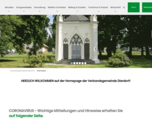 VG-Dierdorf.de(Verbandsgemeinde Dierdorf) Screenshot