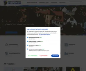 VG-Freinsheim.de(Verbandsgemeinde Freinsheim) Screenshot