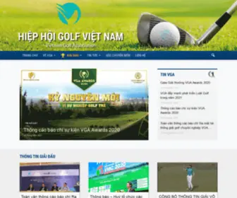 Vga.com.vn(Vietnam Golf Association Website) Screenshot