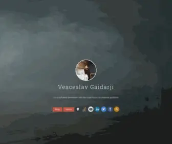 Vgaidarji.me(Veaceslav Gaidarji) Screenshot