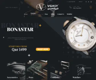 Vgasy.qa(Vgasy Watches Based on Doha Qatar) Screenshot