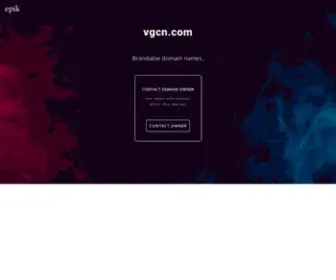 VGCN.com(Contact with domain owner) Screenshot