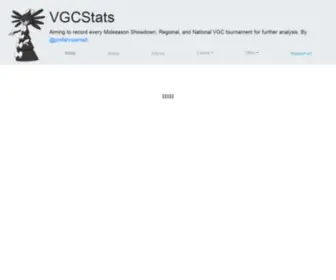 VGCstats.com(VGCstats) Screenshot