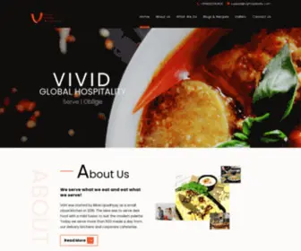 Vghospitality.com(Vivid Global Hospitality) Screenshot