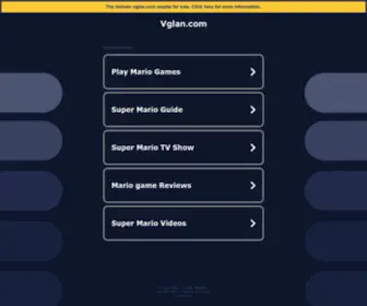 Vglan.com(The Best Search Links on the Net) Screenshot