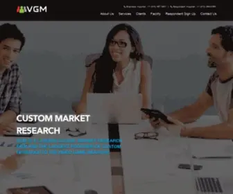 VGM.co(Custom Market Research) Screenshot