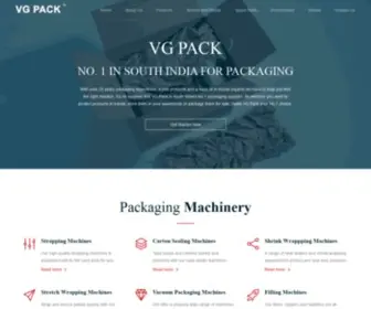 Vgpack.com(Packaging Machine Manufacturers in Bangalore) Screenshot