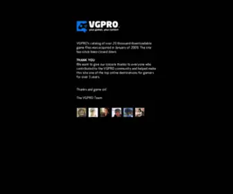 VGpro.com(Thanks and game on) Screenshot