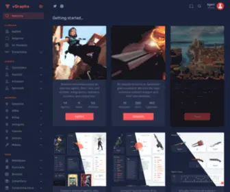 Vgraphs.com(Valorant wiki about all Valorant skins for weapons and collectibles) Screenshot