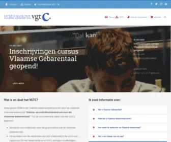 VGTC.be(Het Vlaams GebarentaalCentrum) Screenshot