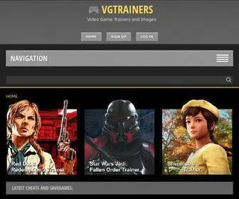 VGtrainers.com(Video Game Trainers) Screenshot