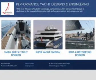 VGYD.com(Van Gorkom Yacht Design) Screenshot