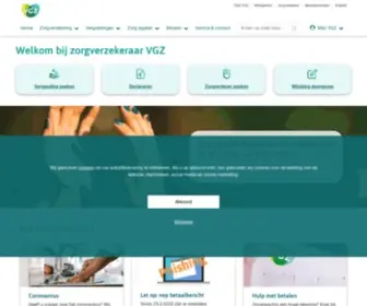 VGZ.nl(De VGZ Zorgverzekering voor iedereen. Coöperatie VGZ) Screenshot